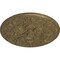 Ekena Millwork Baile Ceiling Medallion (Fits Canopies up to 6"), 31 1/4"OD x 2 1/4"P, Mississippi Mud Crackle CM31BAMMC - alternate 2